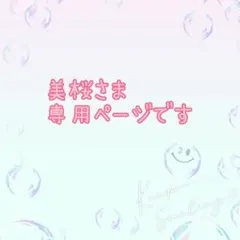 1105美桜さま専用ページ
