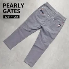 PEARLY GATES 千鳥格子柄 ゴルフパンツ - メルカリ