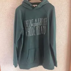 GLOBAL WORK ダークグリーン パーカー L