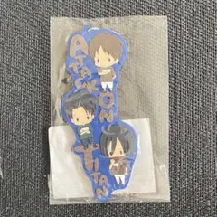 進撃の巨人　ラバーストラップ　リヴァイ　エレン　ミカサ