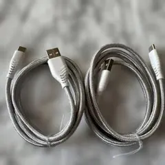 USB Type-C & Micro USB ケーブル 2本セット