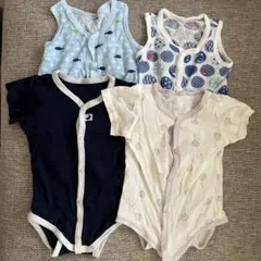 ベビー肌着⭐︎ロンパースタイプ 80cm⭐︎4枚組