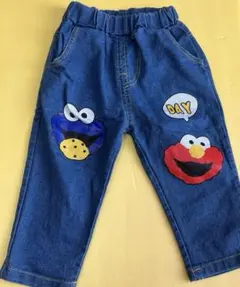 クッキーモンスター エルモ プリントデニムパンツ 80