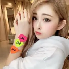 Rady ロゴネオンハートヘアゴム3点セット