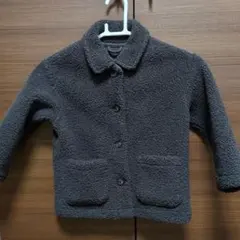 UNIQLO ボアジャケット グレー 110cm