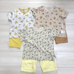UNIQLO 半袖パジャマ　100サイズ　3組セット