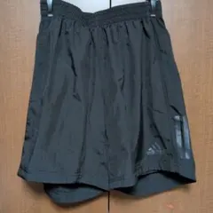 adidas CLIMACOOL ランニングショートパンツ　インナー付き　S