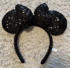 ミニーマウス風スパンコールカチューシャ