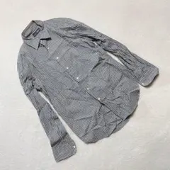 Maker's Shirt KAMAKURA ストライプシャツ 長袖 グレー F