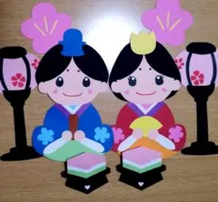 壁面飾り　３月ひな祭りB-1