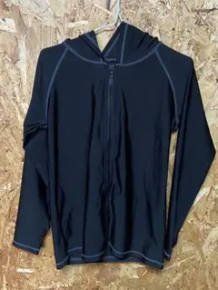 ラッシュガード 140サイズ ブラック