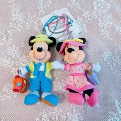 ❁バケーションパッケージ ミッキー＆ミニー ぬいぐるみストラップ❁