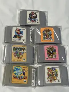 Nintendo64 ソフト マリオパーティ1・2・3 他マリオ系7本セット