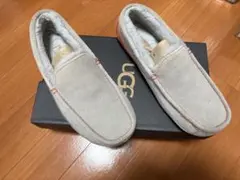 UGG スエード グレー モカシン