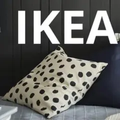 ◼️IKEAイケア◼️ODDNY クッションカバー 50x50cm 水玉模様のサムネイル