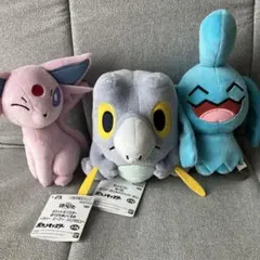 ポケットモンスター　ポケモンぬいぐるみ3点セット