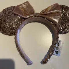 ミニーマウス　スパンコール　カチューシャ
