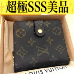 ルイ ヴィトン◎モノグラム コンパクトジップ ラウンドファスナー 二