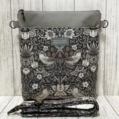 g710 BEST OF MORRIS いちご泥棒 サコッシュ☆グレー