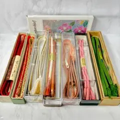 美品 未使用　混在　帯締め　ハンカチ　セット　多彩な色　9点　着物　和装小物