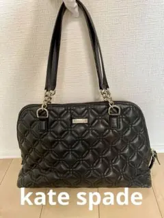 ケイトスペード katespade レザーキルティングハンドバッグ