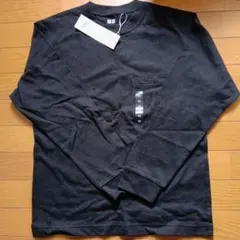 UNIQLO U ブラック 長袖カットソー 160