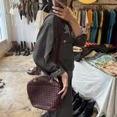 Elegance shoulder bag Bordeauxのサムネイル