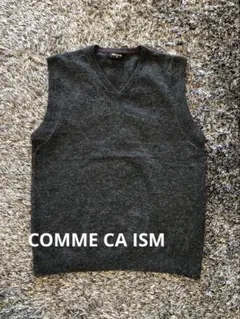 COMME CA ISM コムサイズム　フォーマル　ベスト　グレー　M毛100%