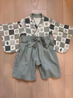 mocmof ベビー袴　ロンパース　80 初節句　お食い初め