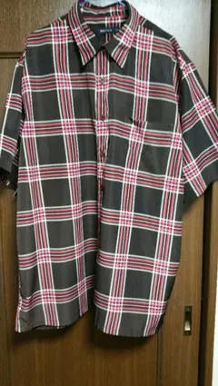 90's★NAUTIC～チェック半袖シャツチカーノ　ウェッサイ  ローライダー