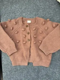 petit main ポンポンカーディガン Mサイズ