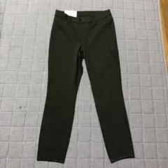UNIQLO ウルトラストレッチクロップドレギンスパンツ L オリーブ