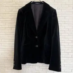 Casey Vidalenc ケーシーヴィダレン 黒 ベルベット ジャケット - メルカリ