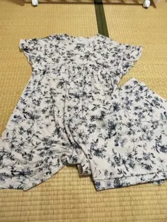 マタニティパジャマ　半袖　L ワンピース　ズボン　ローズマダム