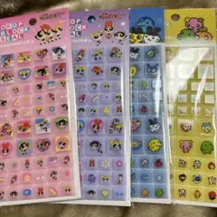 【正規品】 パワーパフガールズ たまごっち　タイルシール ブロックシール