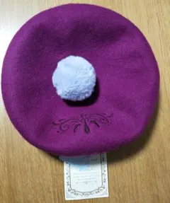 新品タグ付き☆しまむら ×chiharu ×アナと雪の女王☆ウール90%ベレー帽
