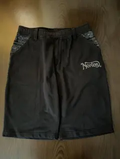Nortonスウェットハーフパンツ　ブラック2XL（小さめ）のサムネイル