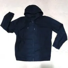 UNIQLO メンズ ジップアップパーカー紺/ L/マウンテンパーカー