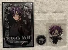 桃源暗鬼 月詠桃華 ファボテリア ミニアクリルスタンド ポストカード 缶バッジ