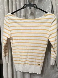 再値下げ❣️今からの季節に！ブルーレーベル 七分袖　ニット セーター