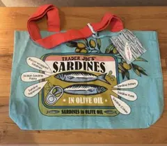 Trader Joe's サーディン柄 エコバッグ