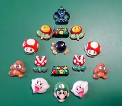 ※ネイルパーツ スーパーマリオ ルイージ きのこ セット ネイパ D-111