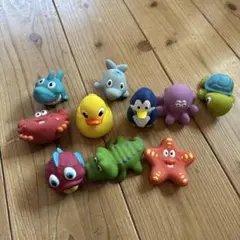 おもちゃの海洋生物 10個セット　お風呂おもちゃ　消毒済み