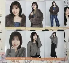 柴田柚菜　生写真　コンプ2種　ファー　ジップアップカーデ