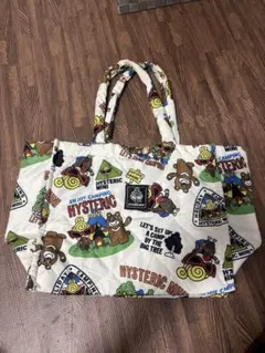 HYSTERIC MINI トートバッグ キルティング キャンプ柄