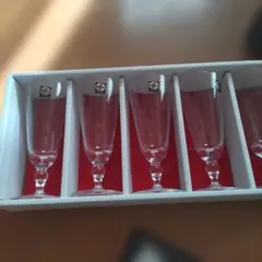 HOYAクリスタルびいるグラス新品