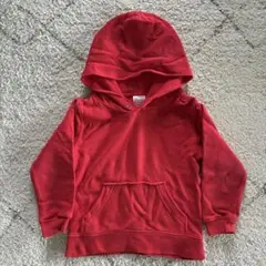 printstar キッズ　フード付き　パーカー　トレーナー　赤　レッド　110