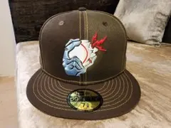 ニューエラ　くっきーコラボ　NEロゴ ウォルナット NEW ERA ニューエラ キャップ カジュアルクラシック Square Logo