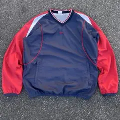 J*K様 00s nike nylon プルオーバー　ピステ　ナイキ　刺繍　赤