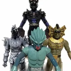 ⚠️デッドストック品　仮面ライダー　ライダー怪人ミニソフビコレクション セット販売＞ミニソフビフィギュアコレクション（全9種）【仮面